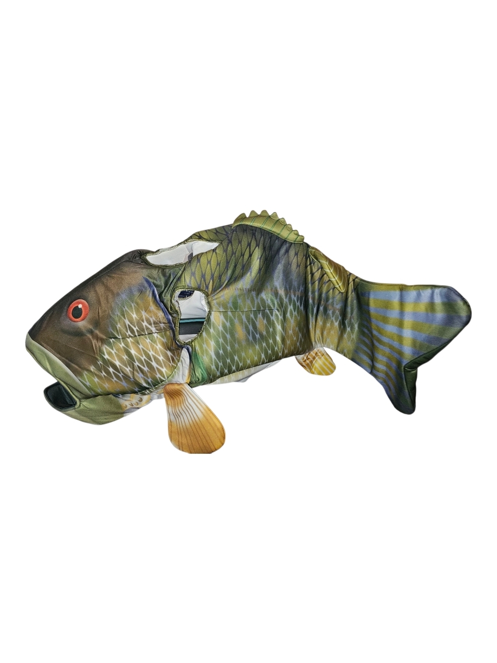Green Fish Costume Accessory for Kids - Realistic Fish Design